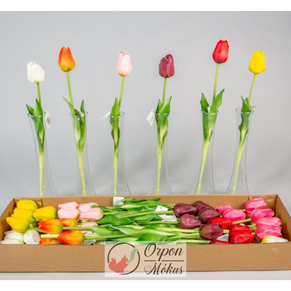 Gumi tulipán szálas, 45 cm