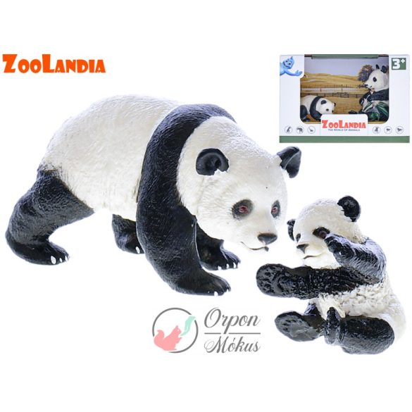 Panda kicsinyével Zoolandia