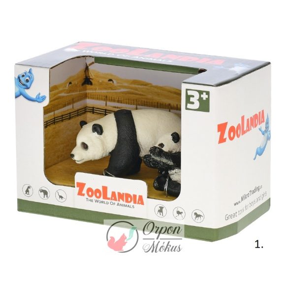Panda kicsinyével Zoolandia