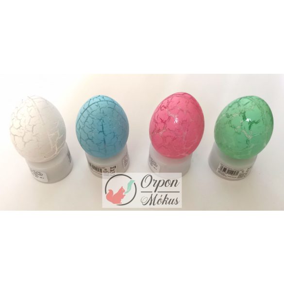 Húsvéti LED dekor tojás ,1 LED, 3 x AG10 - 4 féle