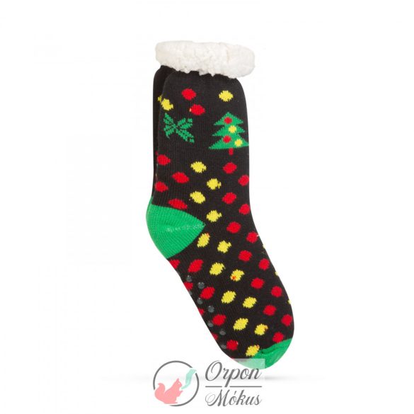 Karácsonyi zokni : csúszásmentes, felnőtt méret -  3 féle minta