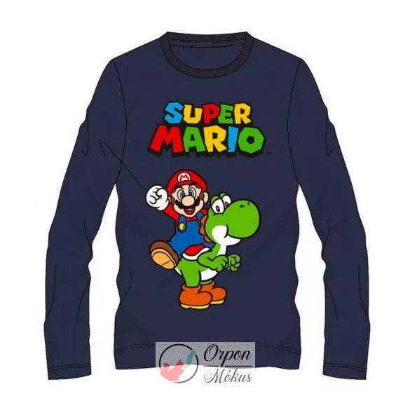 Super Mario gyerek hosszú ujjú póló, felső 2