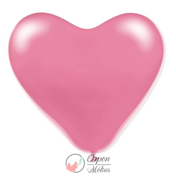 Lufi szív alakú, pink 10 db/cs