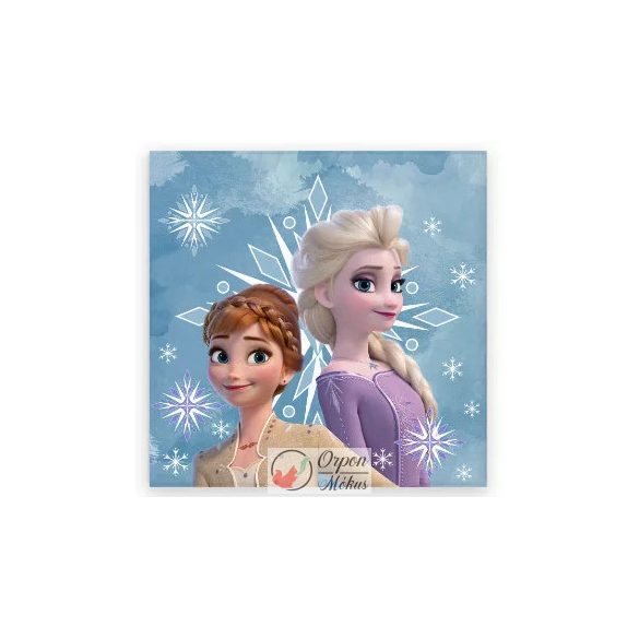 Jégvarázs Snowflake arctörlő kéztörlő: Disney - 30x30 cm