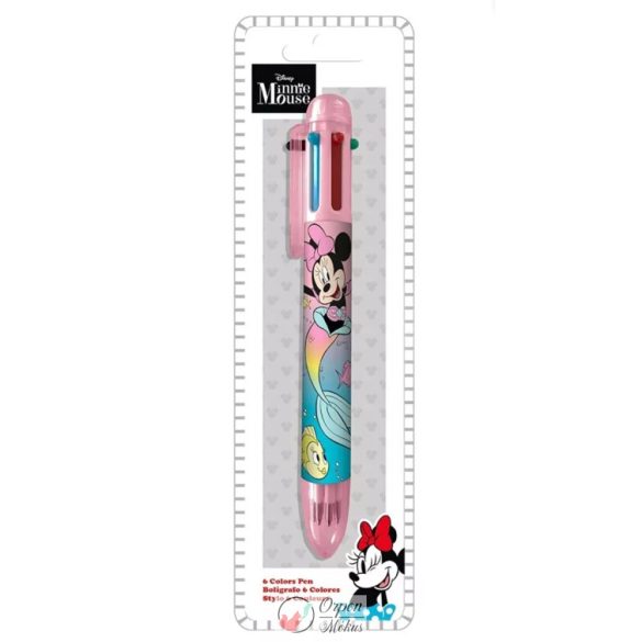 Disney Minnie Mermaid 6 színű toll