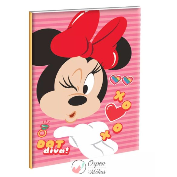 Disney Minnie Wink B/5 vonalas füzet: 40 lapos
