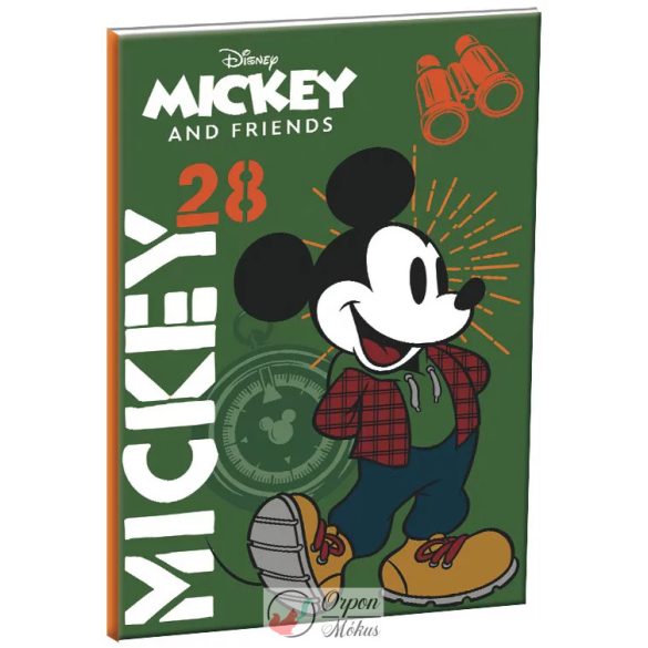 Disney Mickey B/5 vonalas füzet 40 lapos