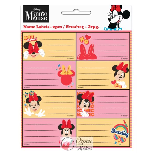 Minnie Wink füzetcímke 16 db-os -  Disney