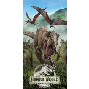 Jurassic World Forest strandtörölköző, fürdőlepedő - 70x140 cm