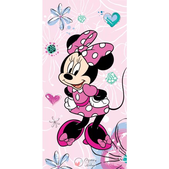 Minnie Pink Bow strandtörölköző, fürdőlepedő - 70*140 cm - Disney